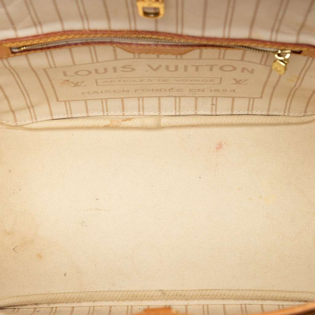 Louis Vuitton Damier Azur Neverfull PM White Very good condition - Model View