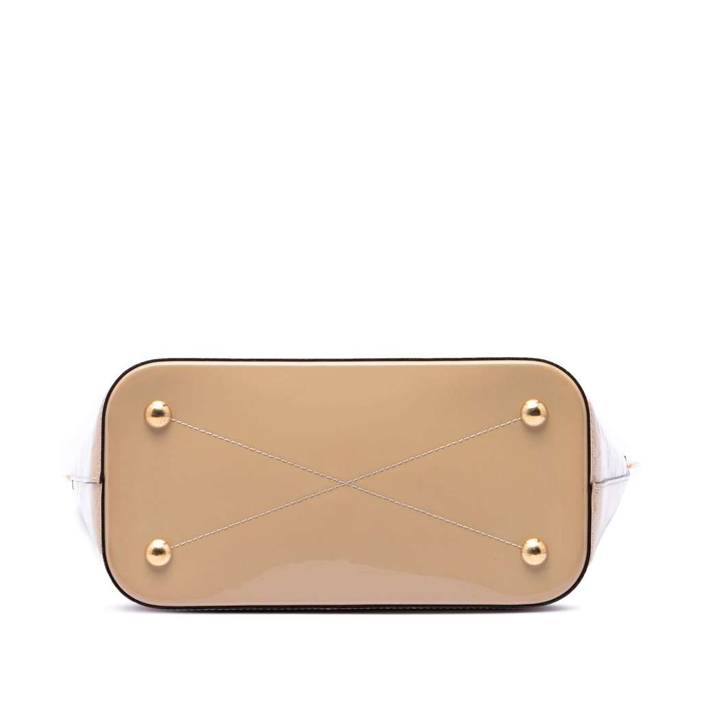 Louis Vuitton Monogram Vernis Montebello MM Beige Leather Very good condition - Inside View