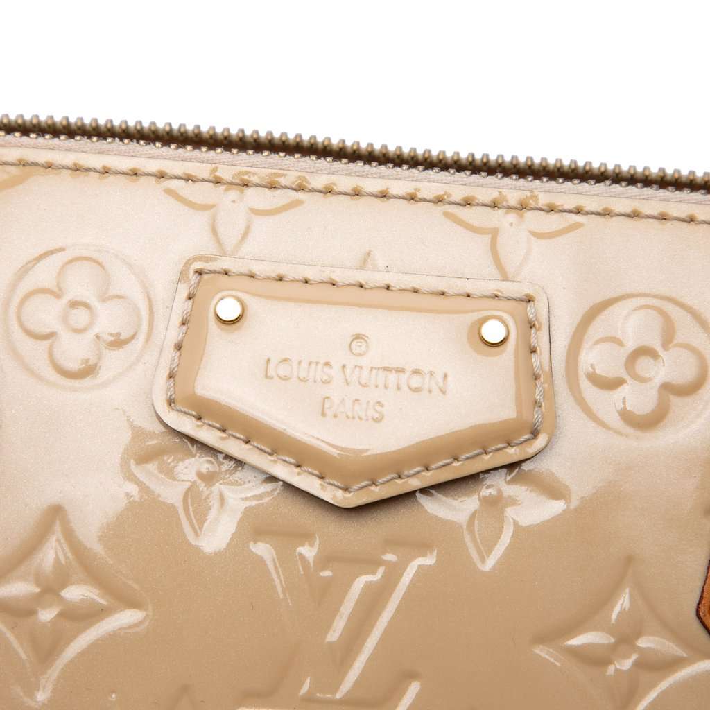 Louis Vuitton Monogram Vernis Montebello MM Beige Leather Very good condition - Box View