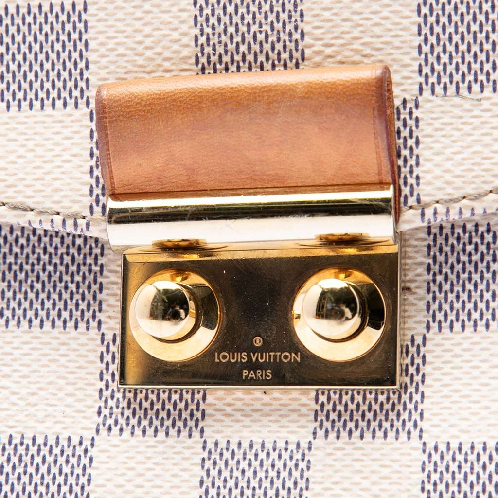 Louis Vuitton Damier Azur Croisette White Very good condition - Box View