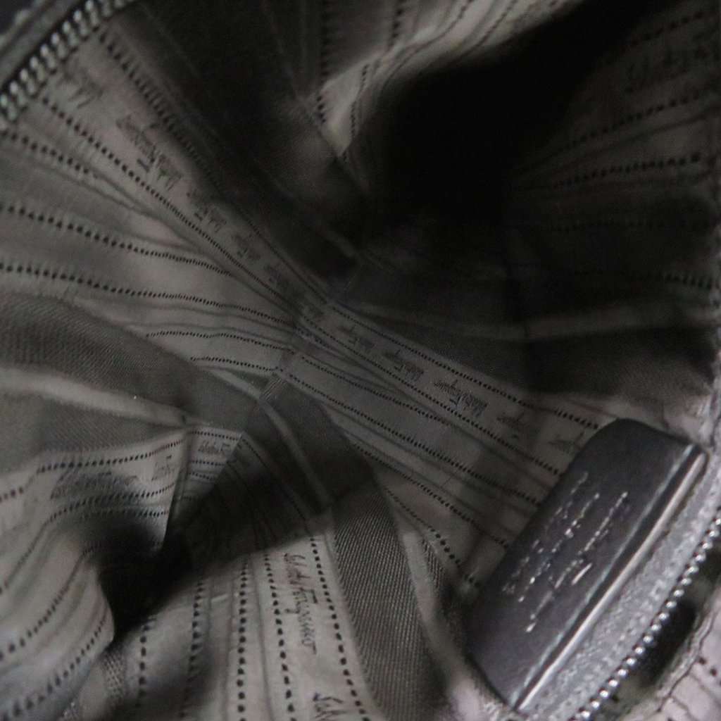 Salvatore Ferragamo Leather Gancini Crossbody Black Leather Very good condition - Inside View