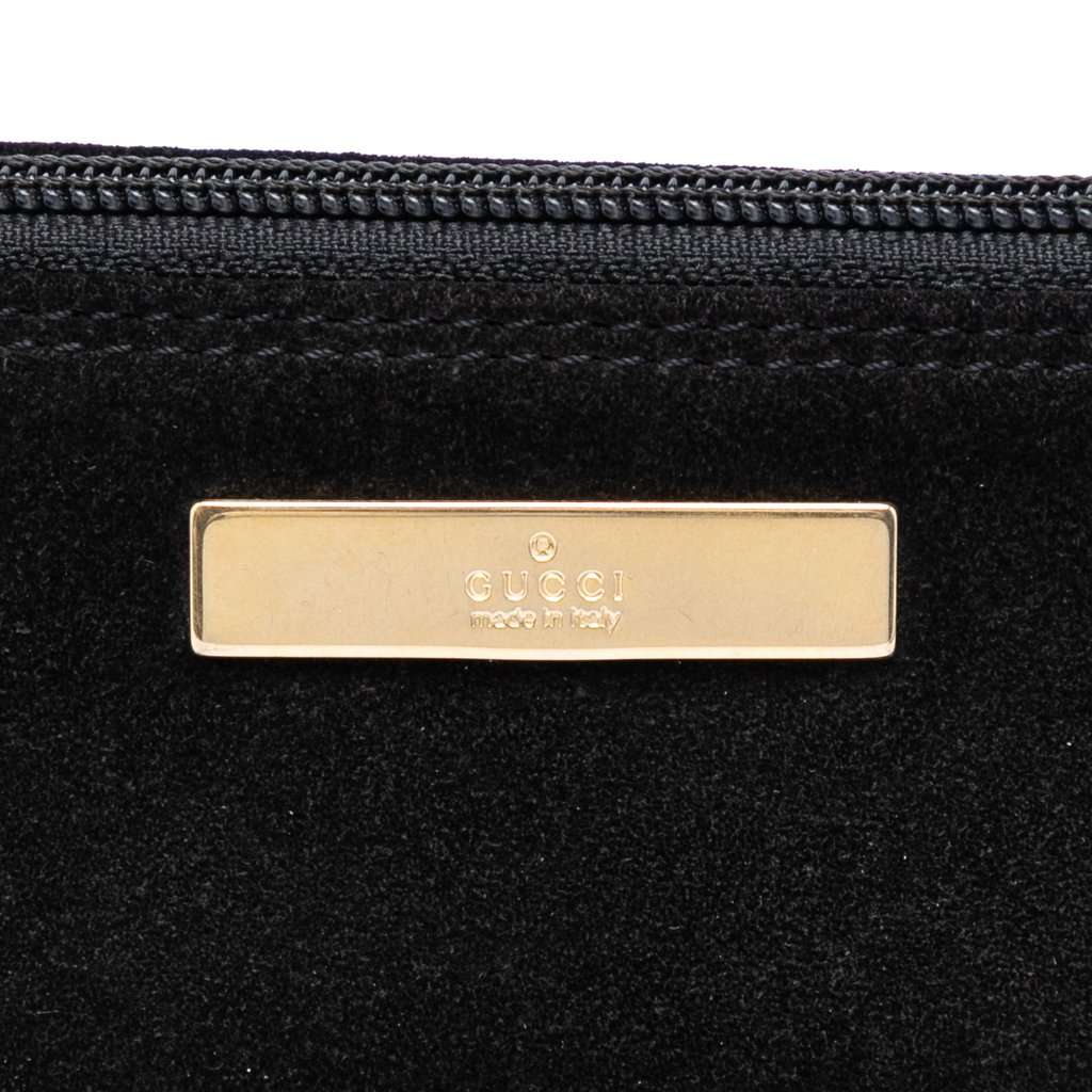 Gucci Suede Boat Black Leather Very good condition - Box View