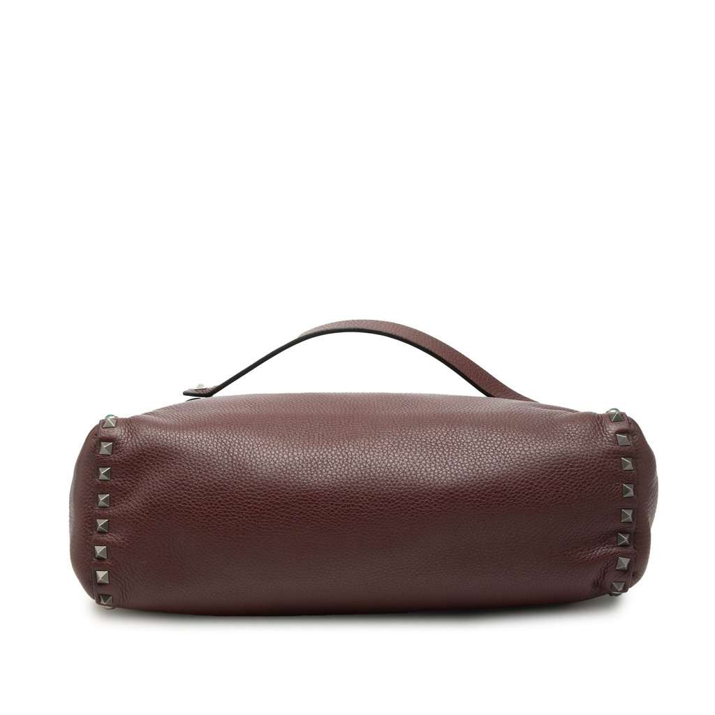 Valentino Leather Rolling Rockstud Crossbody Brown Leather Very good condition - Inside View