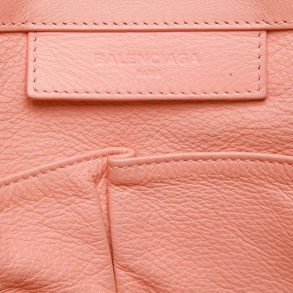 Balenciaga Leather Papier A5 Zip Around Tote Pink Leather Very good - Box View