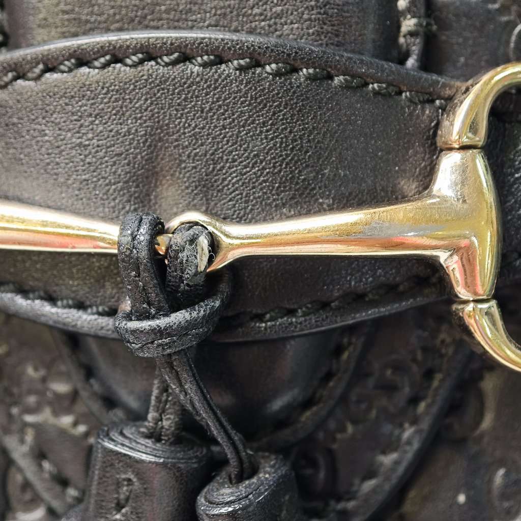 Gucci Mini Microguccissima Emily Crossbody Black Leather Very good - Box View