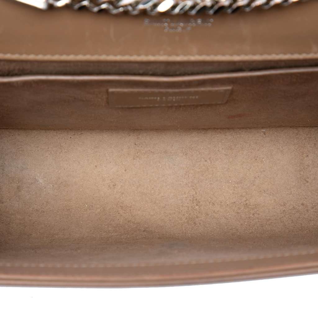 Saint Laurent Medium Smooth Calfskin Classic Monogram Kate Tassel Crossbody Brown Leather Very good condition - Model View