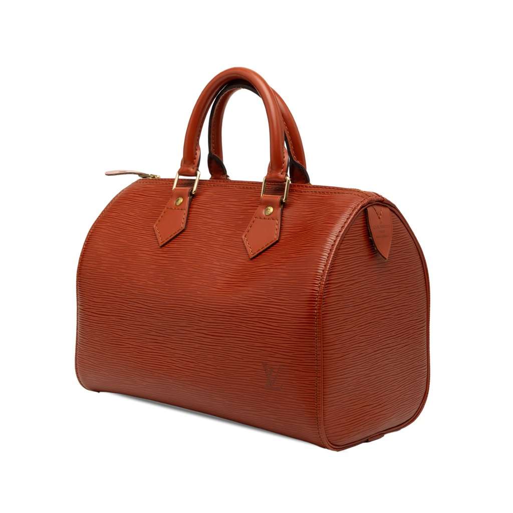 Louis Vuitton Epi Speedy 25 Brown Leather Very good - Back View