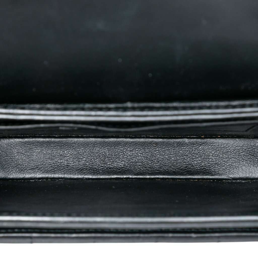Saint Laurent Small Quilted Suede Solferino Satchel In Box Black Leather Very good - Model View