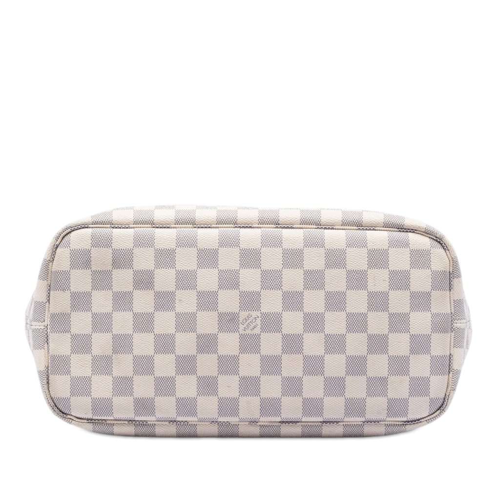 Louis Vuitton Damier Azur Neverfull MM White Very good condition - Inside View