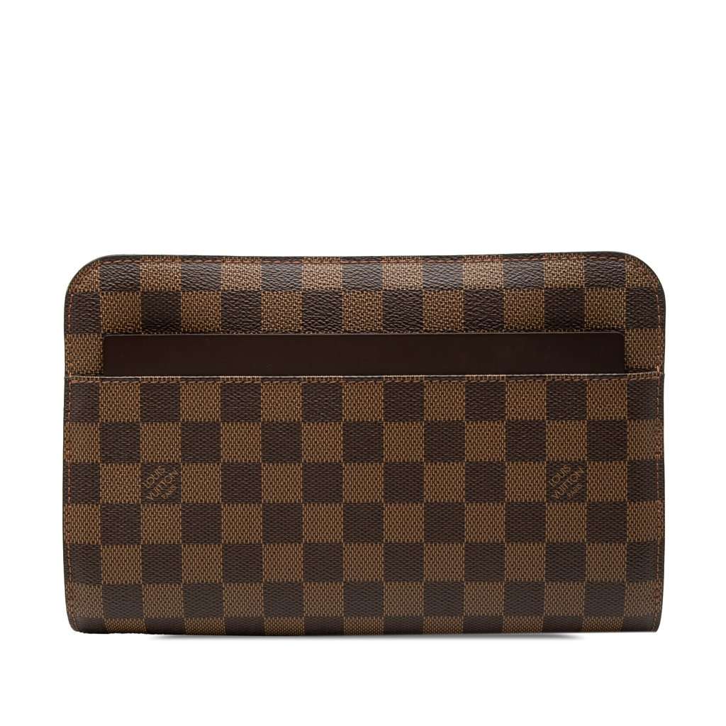 Louis Vuitton Damier Ebene Saint Louis Pochette Brown Very good condition - Front View