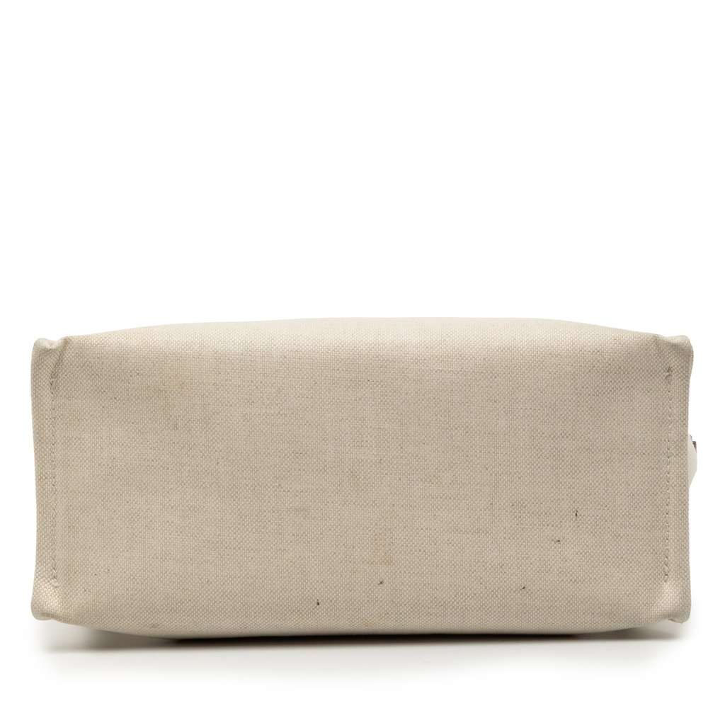 Gucci Medium Canvas Logo Tote Beige Very good - Inside View