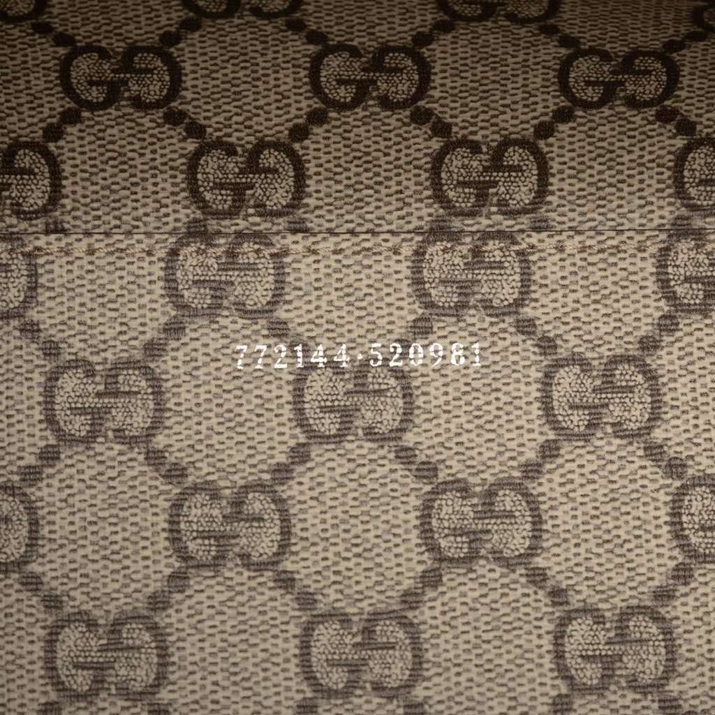 Gucci Medium Canvas Logo Tote Beige Very good - Box View
