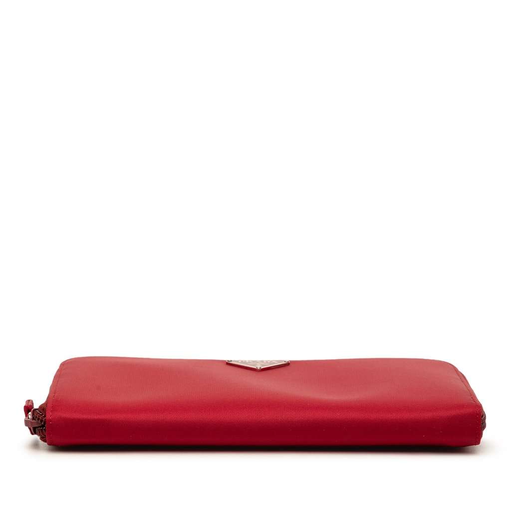Prada Tessuto Zip Around Wallet Red Very good condition - Inside View