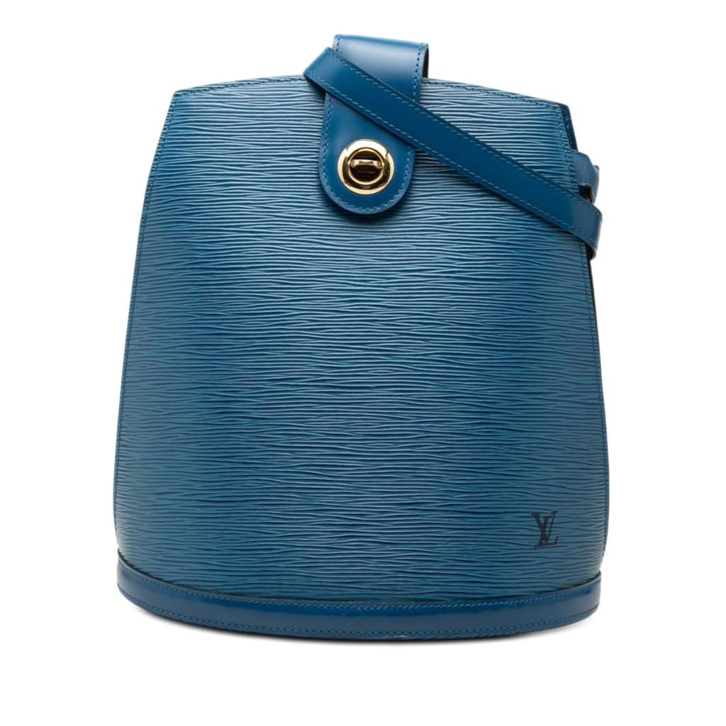 Louis Vuitton Epi Cluny Blue Leather Very good condition - Front View