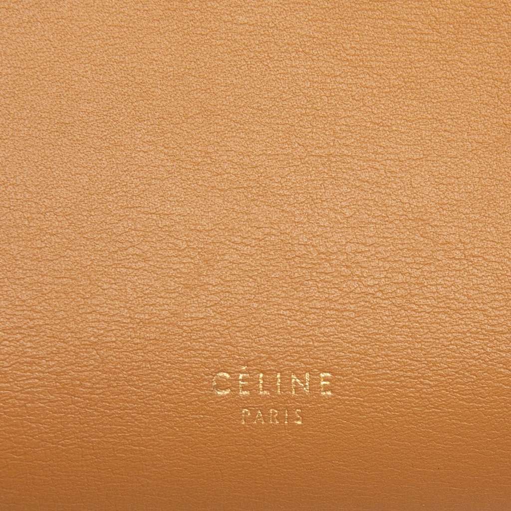 Celine Mini Smooth Calfskin Belt Bag Brown Leather Very good condition - Box View