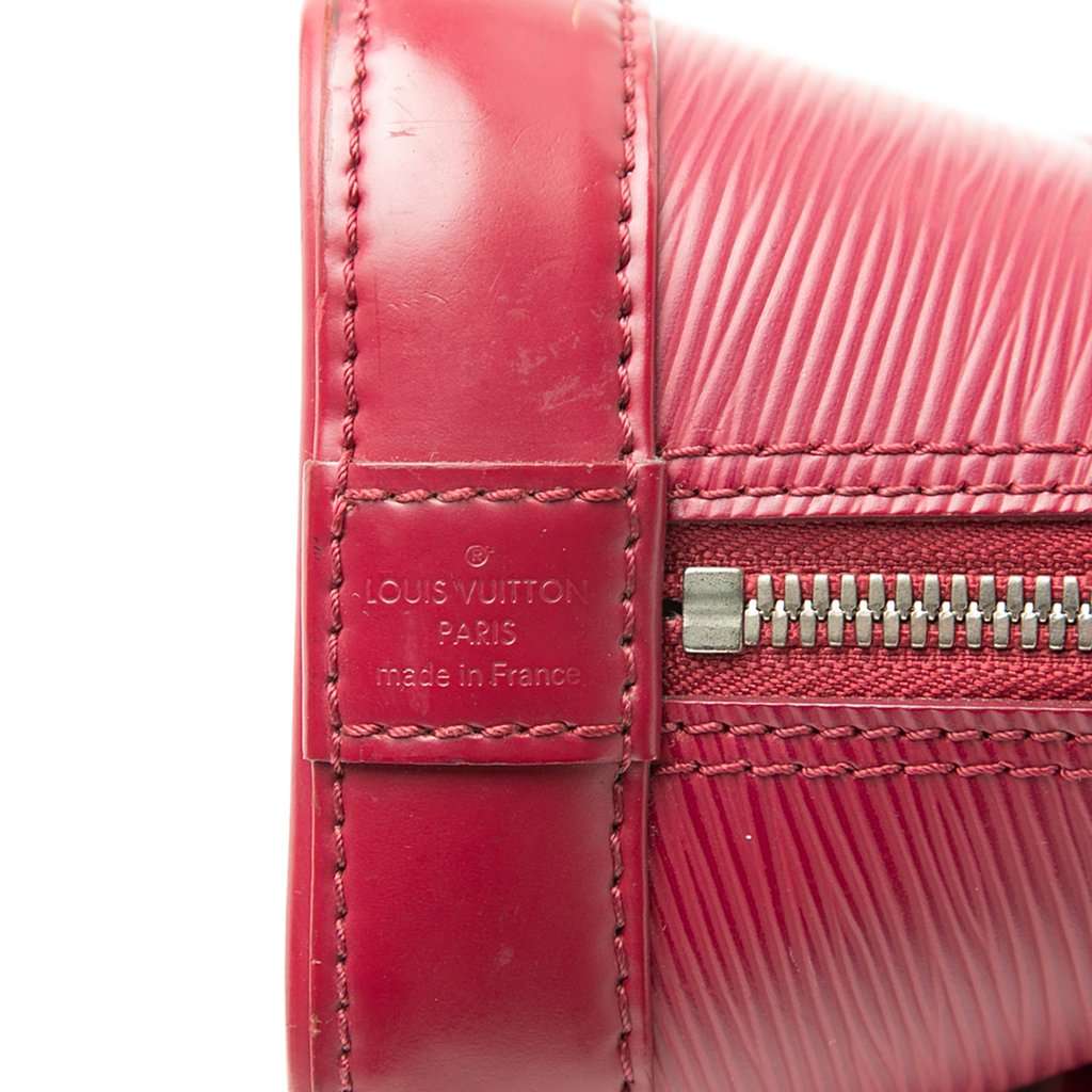 Louis Vuitton Epi Alma BB Red Leather Very good - Box View
