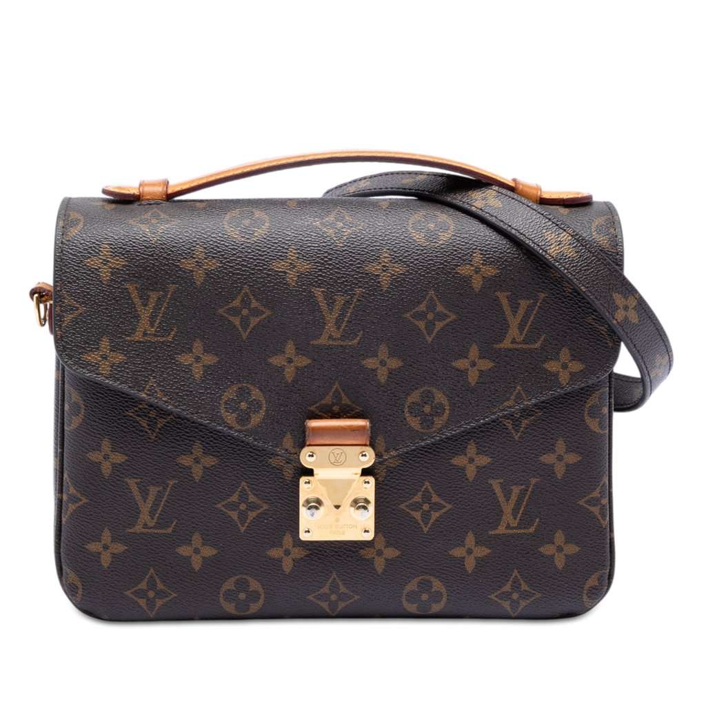 Louis Vuitton Monogram Pochette Metis Brown Very good condition - Front View