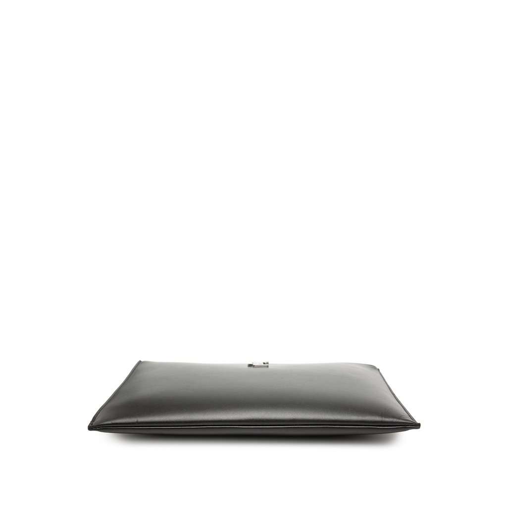 Saint Laurent Leather Monogram Ipad Case Black Leather Very good condition - Inside View