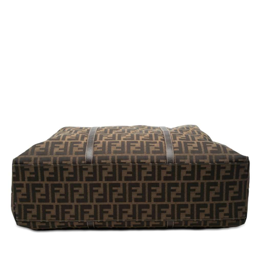 Fendi Zucca Canvas Travel Bag Brown Very good - Inside View