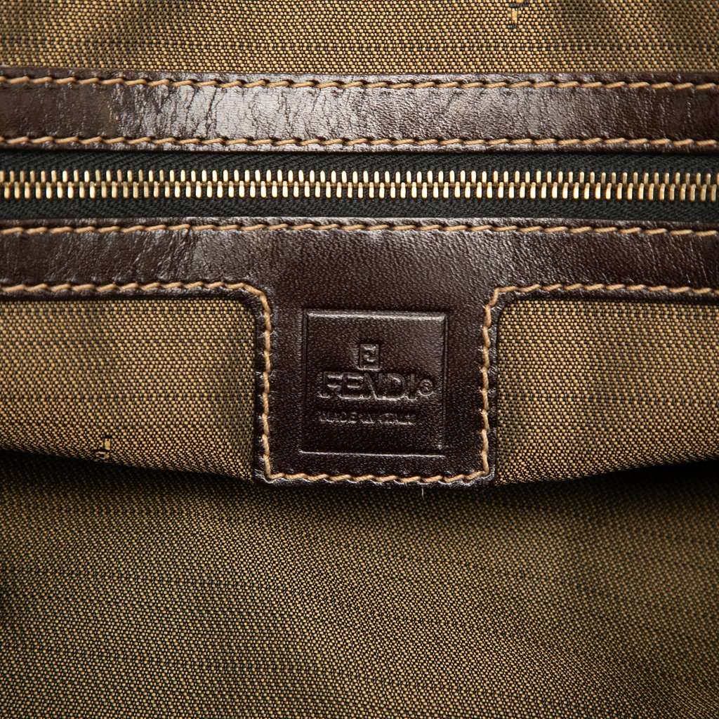 Fendi Zucca Canvas Travel Bag Brown Very good - Box View