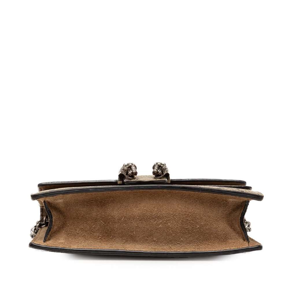 Gucci Mini GG Supreme Dionysus Crossbody Beige Very good condition - Inside View