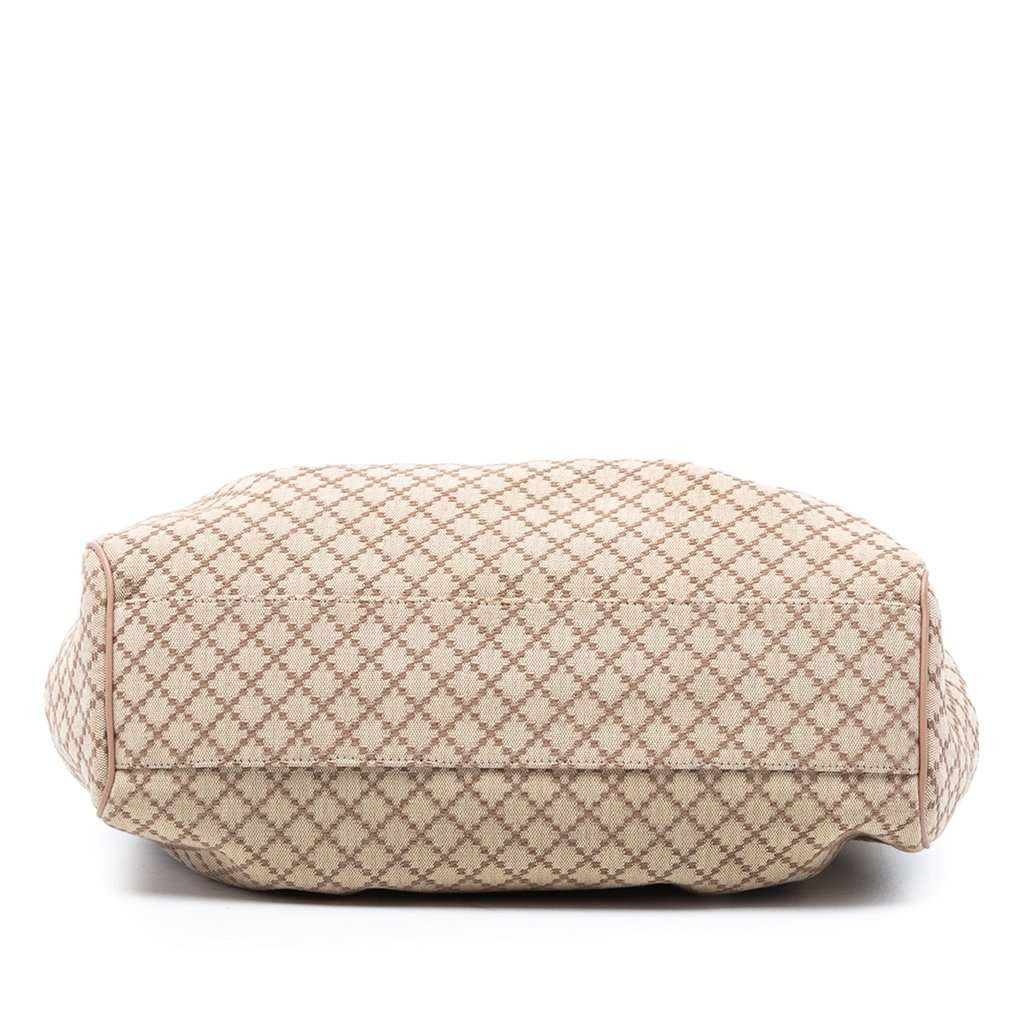 Gucci Medium Diamante Canvas Sukey Tote Beige Very good condition - Inside View