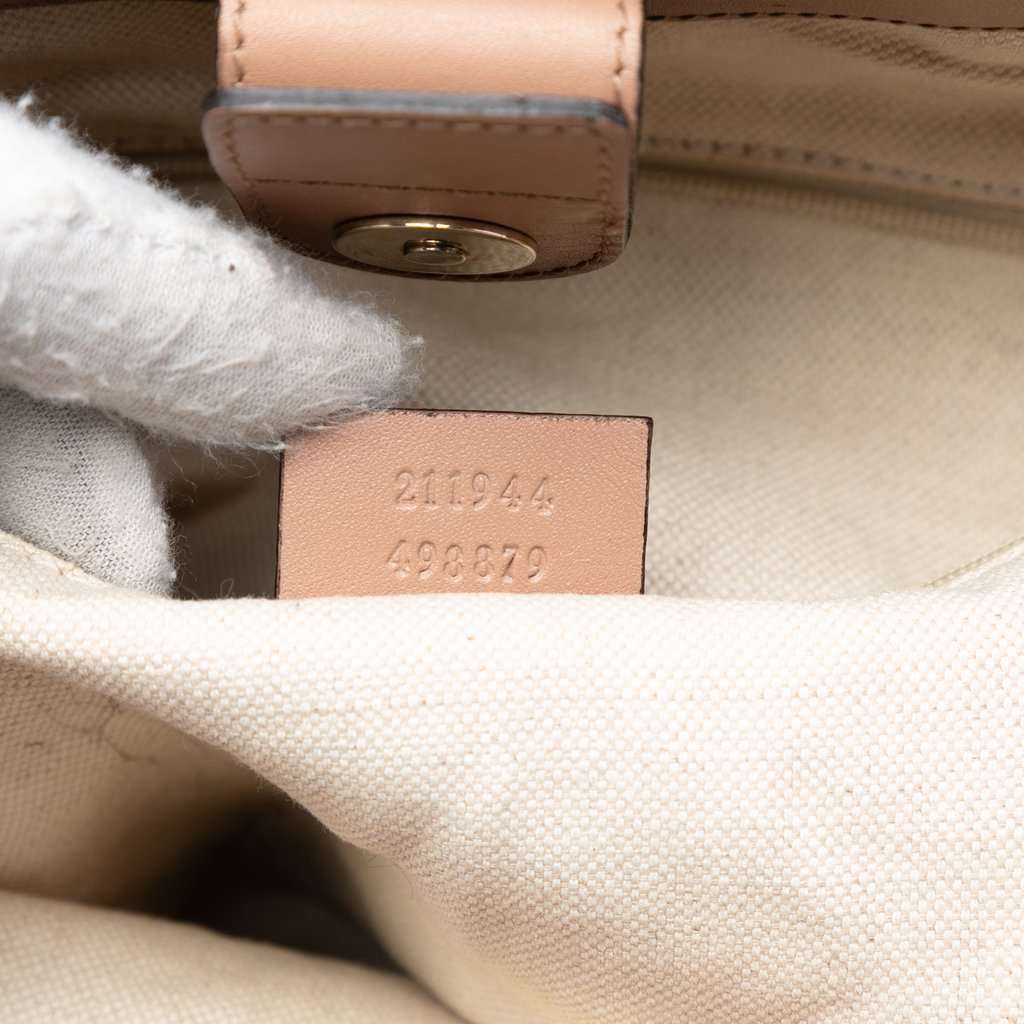 Gucci Medium Diamante Canvas Sukey Tote Beige Very good condition - Box View