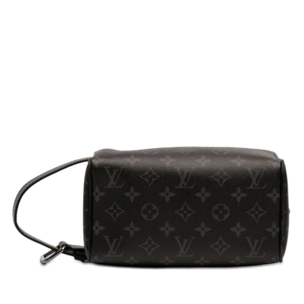 Louis Vuitton Monogram Eclipse Locker Dopp Kit Clutch Black Very good condition - Inside View