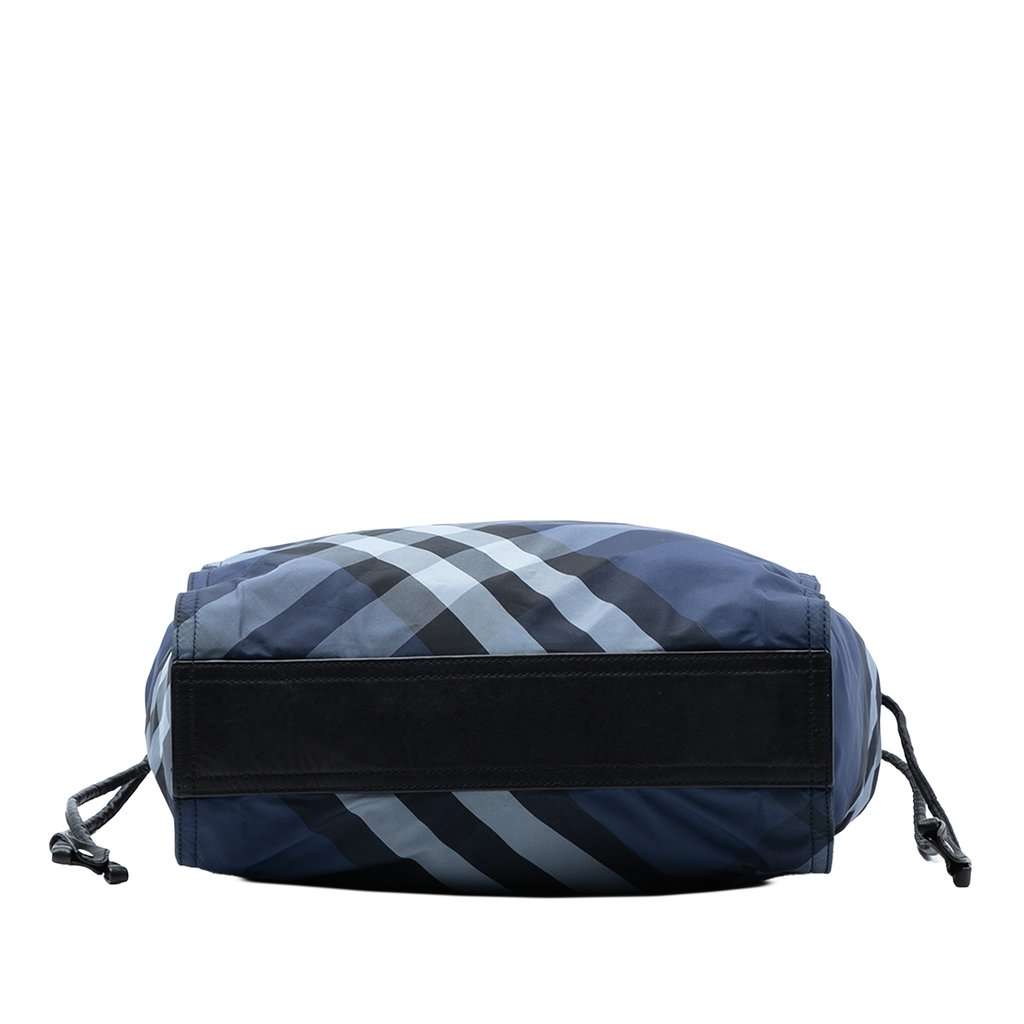 Burberry Supernova Check Nylon Buckleigh Tote Blue Very good condition - Inside View