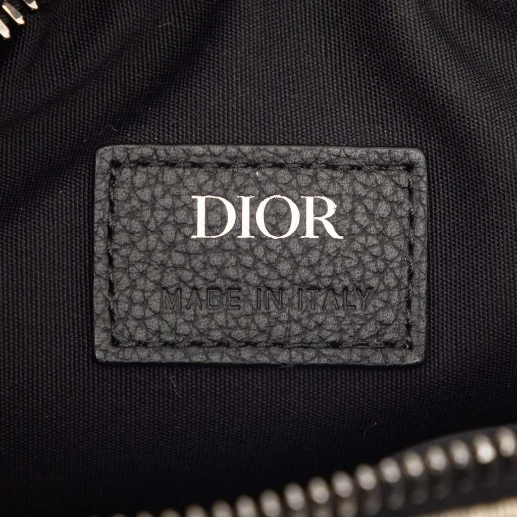 Dior Oblique Canvas Saddle Triple Pouch Blue Very good condition - Box View