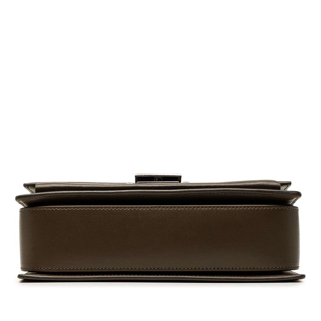 Saint Laurent Medium Calfskin Bellechasse Satchel Brown Leather Very good - Inside View