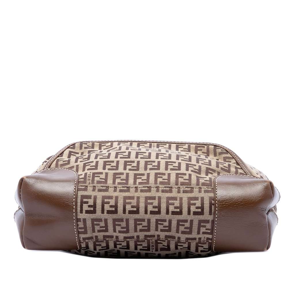 Fendi Zucchino Canvas Chef Front Pocket Shopping Tote Beige Very good condition - Inside View