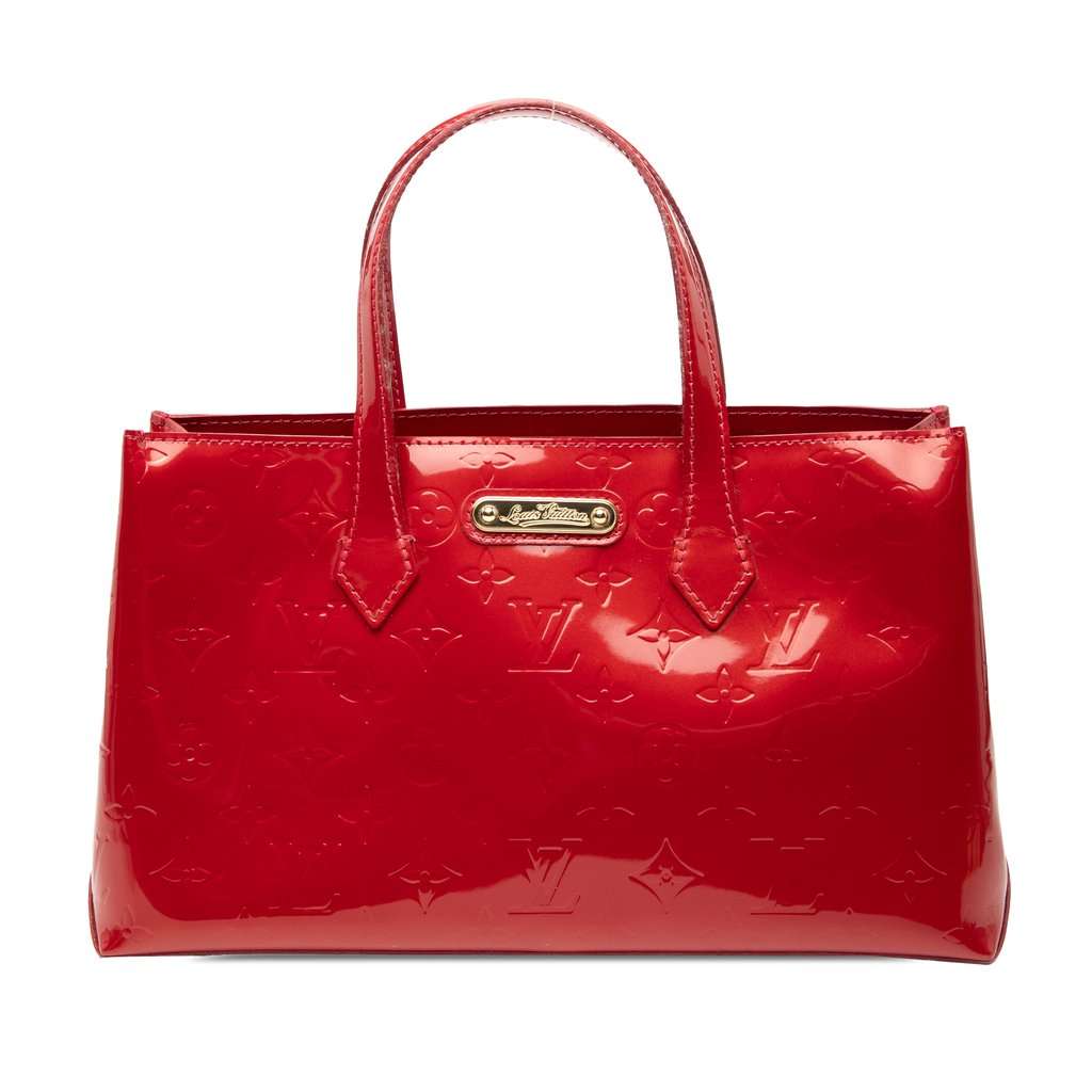 Louis Vuitton Monogram Vernis Wilshire PM Red Leather Very good condition - Front View