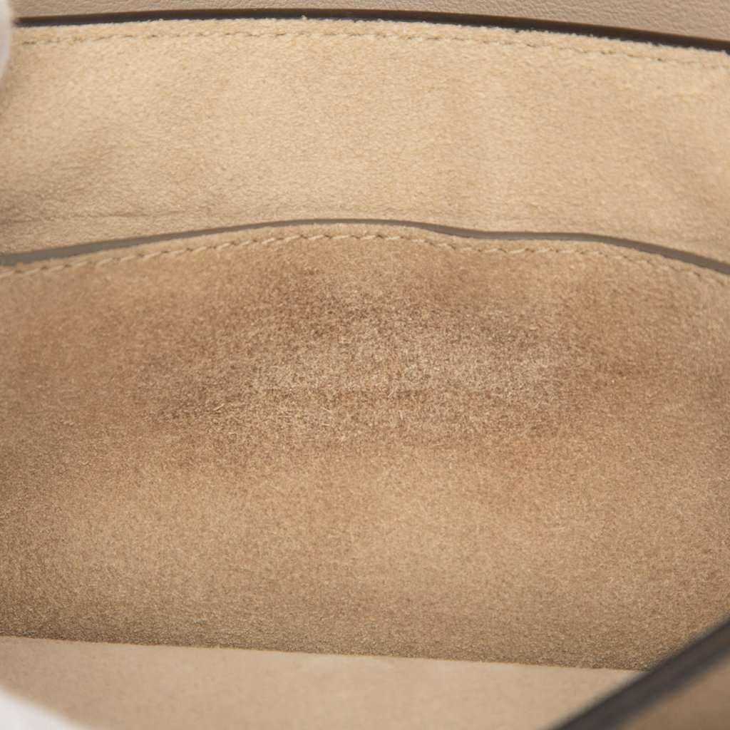 Chloé Small Suede and Calfskin Faye Crossbody Brown Leather Very good - Box View