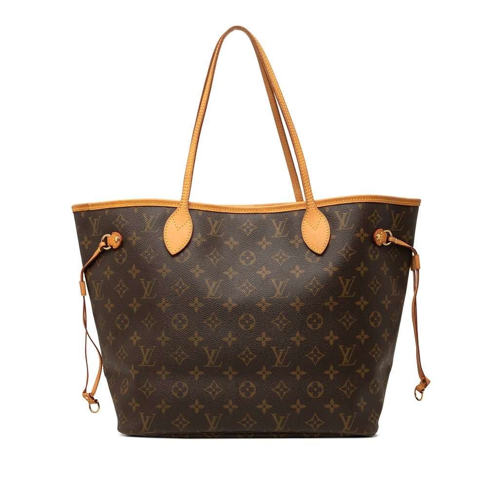 Louis Vuitton Monogram Neverfull MM Brown Very good - Front View
