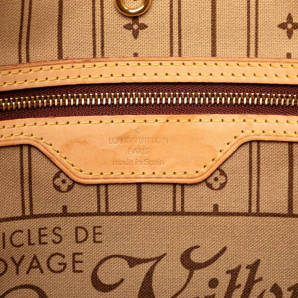 Louis Vuitton Monogram Neverfull MM Brown Very good - Box View