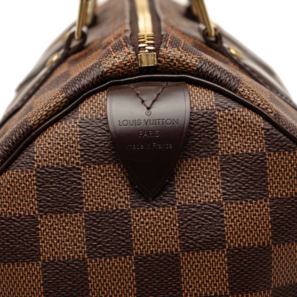 Louis Vuitton Damier Ebene Speedy 30 Brown Very good - Box View