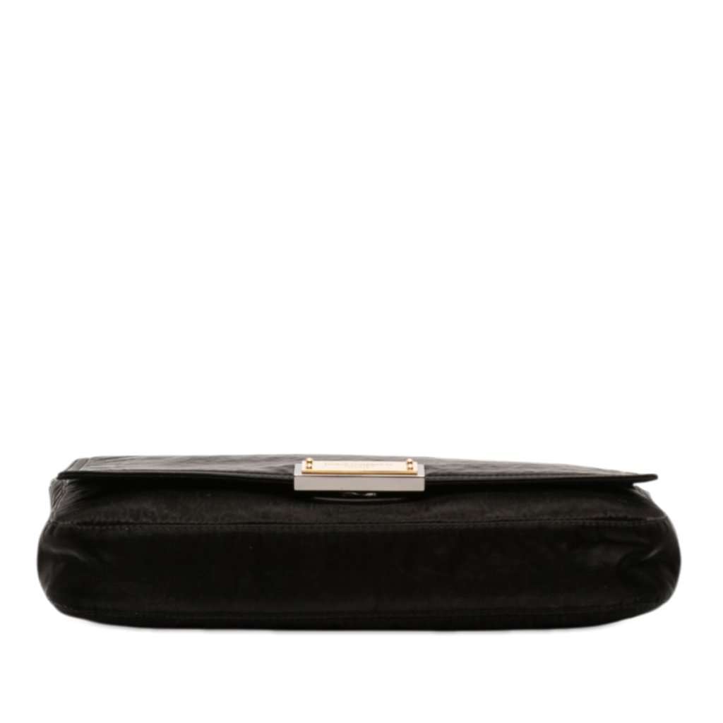 Dolce & Gabbana Nylon Logo Plaque Messenger Bag Black Very good condition - Inside View