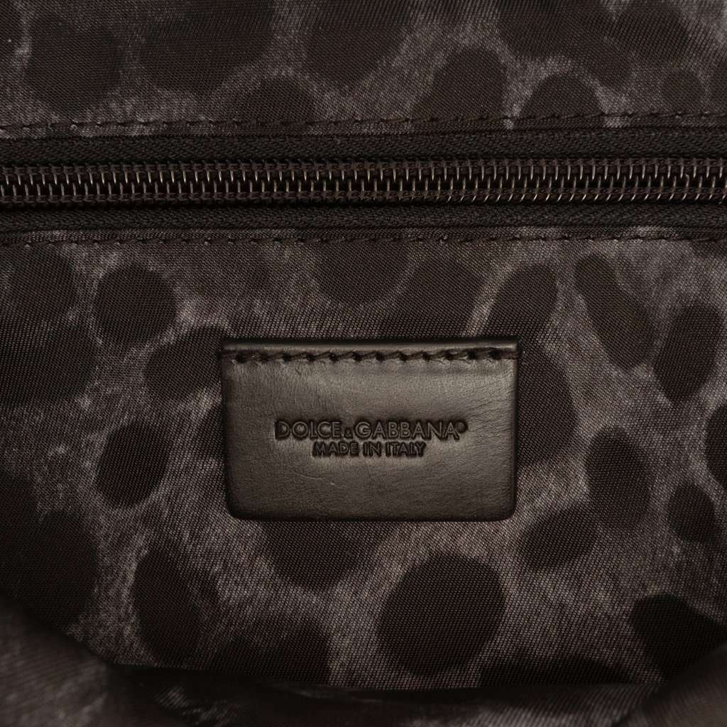 Dolce & Gabbana Nylon Logo Plaque Messenger Bag Black Very good condition - Box View