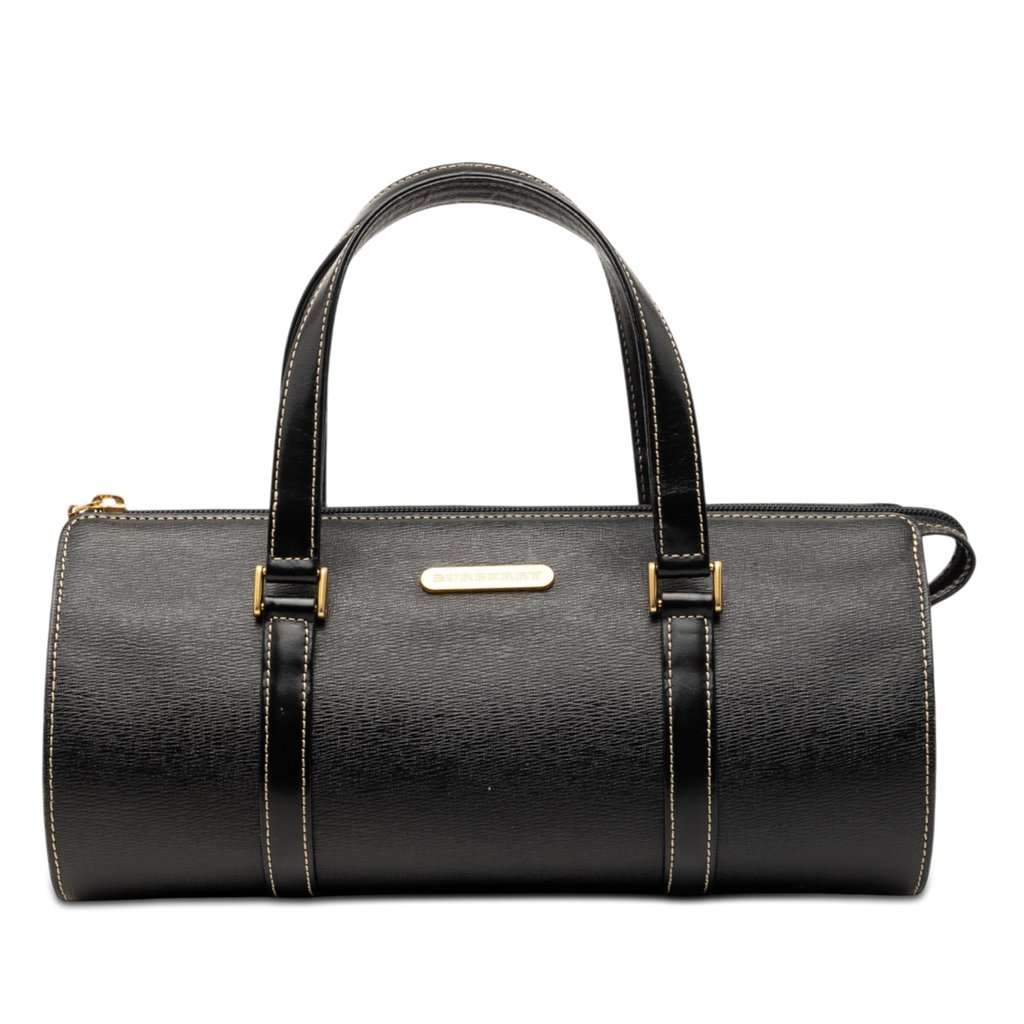 Burberry Leather Handbag Black Leather Very good condition - Front View