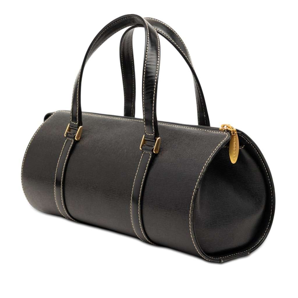 Burberry Leather Handbag Black Leather Very good condition - Back View