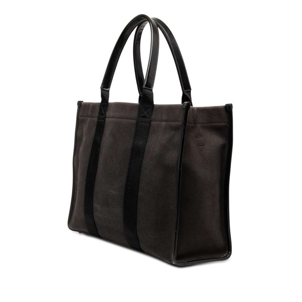 Balenciaga Medium Canvas Hardware Tote Brown Very good condition - Back View