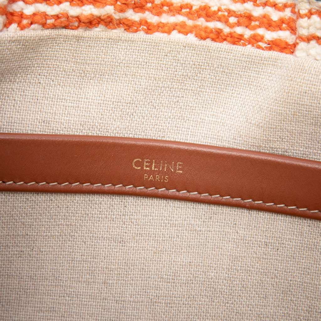 Celine Small Canvas Cabas Thais Satchel Beige Very good condition - Box View