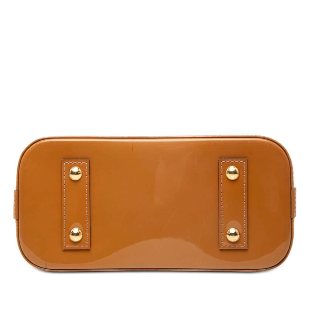 Louis Vuitton Monogram Vernis Alma BB Brown Leather Very good - Inside View