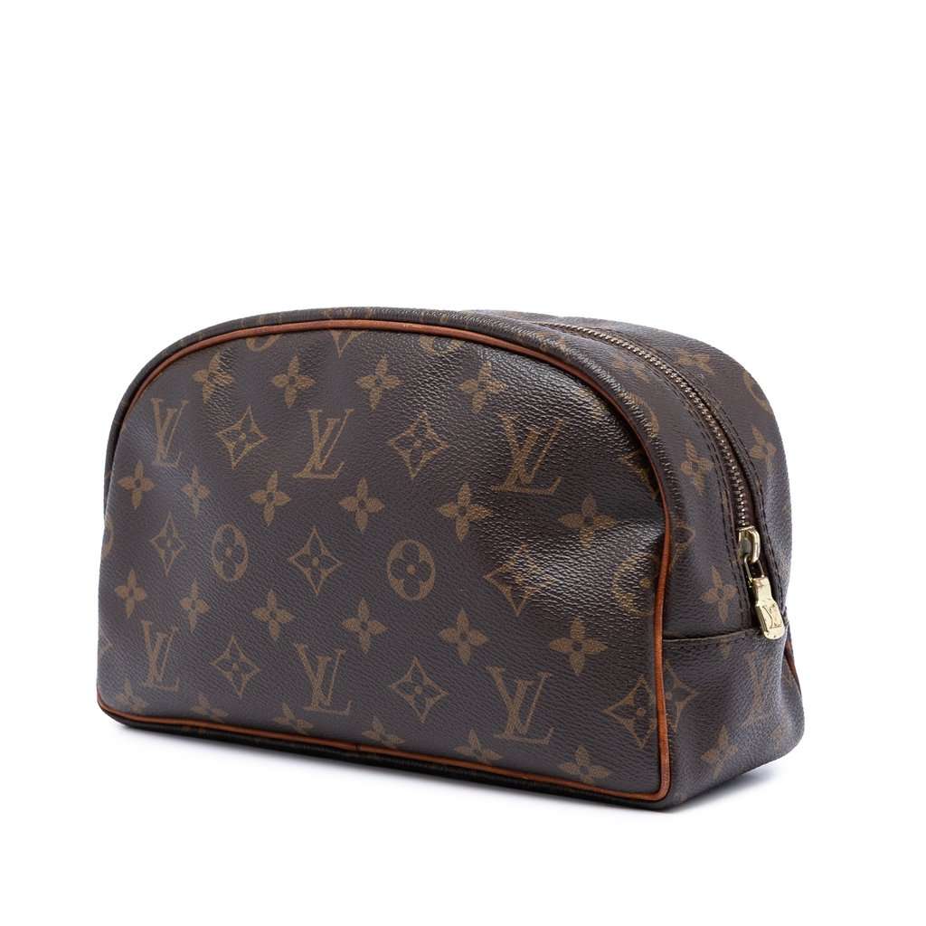 Louis Vuitton Monogram Trousse Toilette 25 Brown Very good condition - Back View
