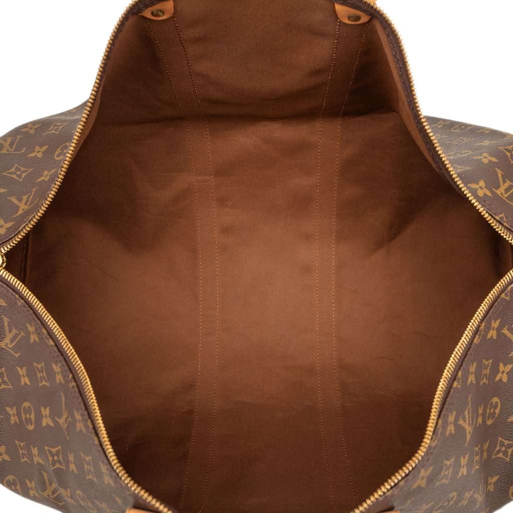 Louis Vuitton Monogram Keepall Bandouliere 55 Brown Very good condition - Model View