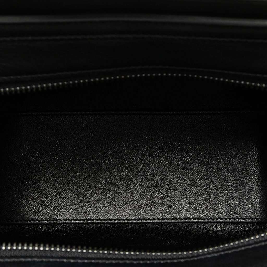 Celine Nano Tricolor Nubuck and Calfskin Luggage Tote Red Leather Very good - Model View