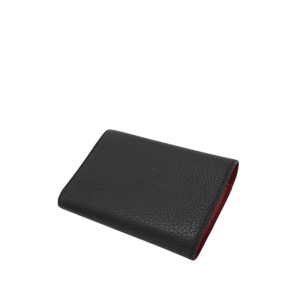 Louis Vuitton Taurillon Capucines Compact Wallet Black Leather Very good - Back View