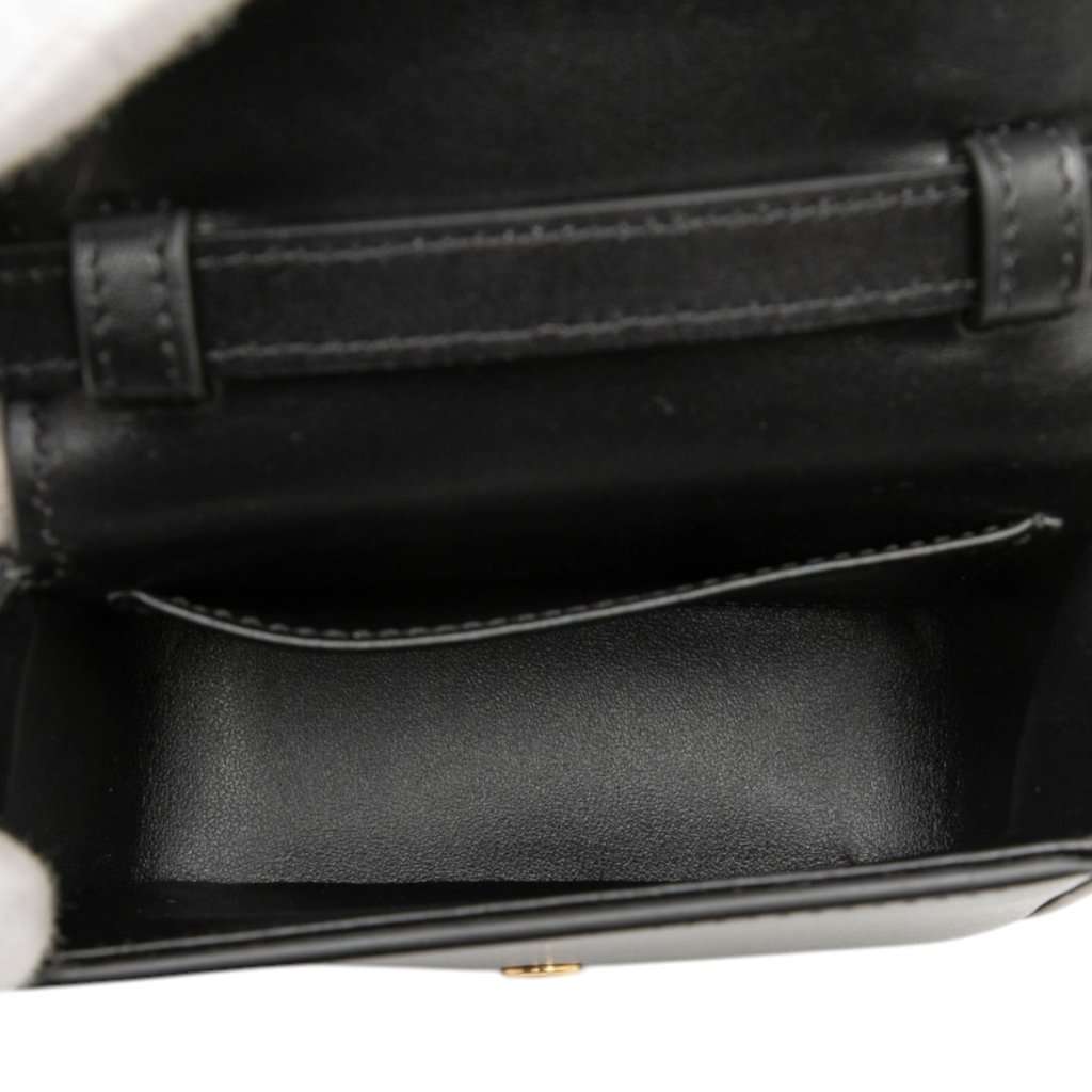 Celine Mini Calfskin Claude Crossbody Black Leather Very good condition - Model View