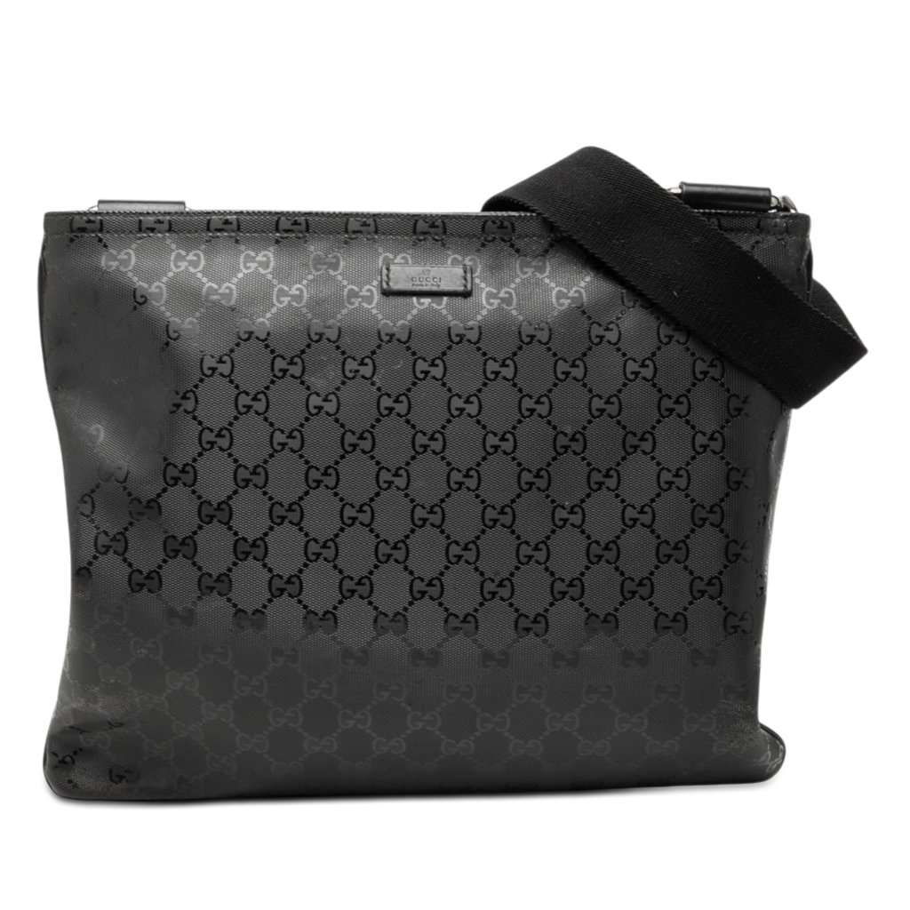 Gucci GG Imprime Crossbody Black Good - Front View